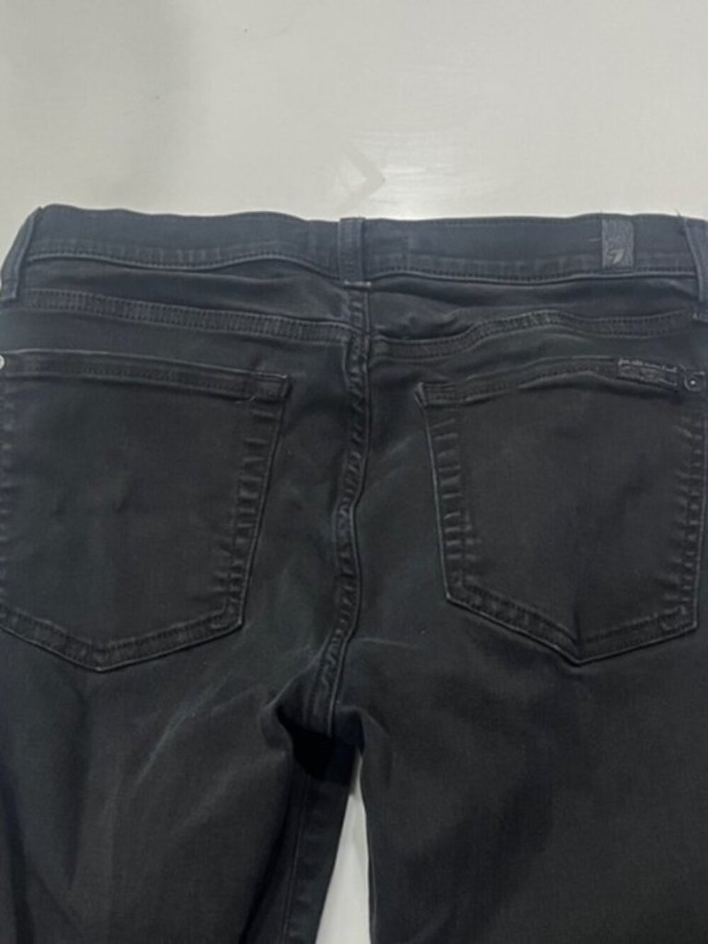 7 For All Mankind Charcoal Gwenevere Denim Jeans